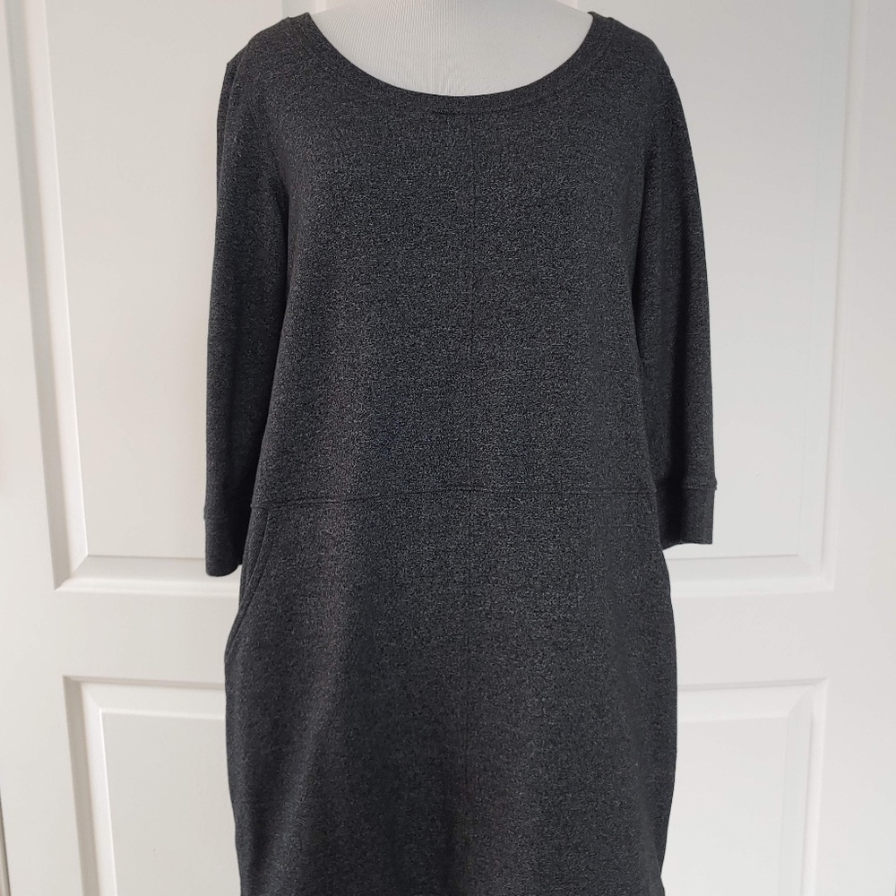 Dark Grey Sweater Dress